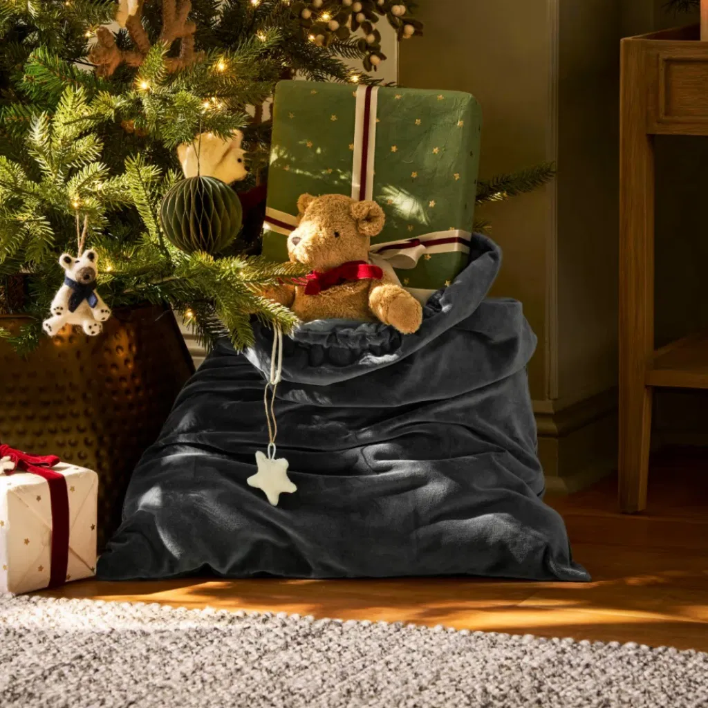 Cotton Velvet Christmas Sack - main product image