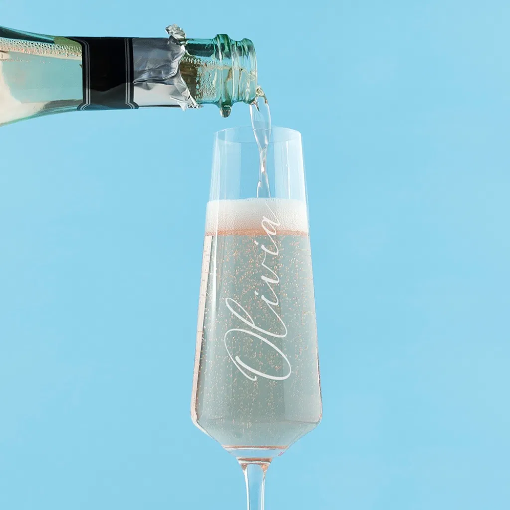 Personalised Champagne Flute - main product image