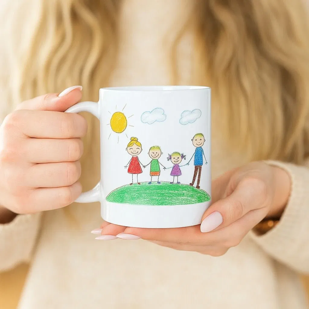 Personalised Children's Drawing Mug - main product image