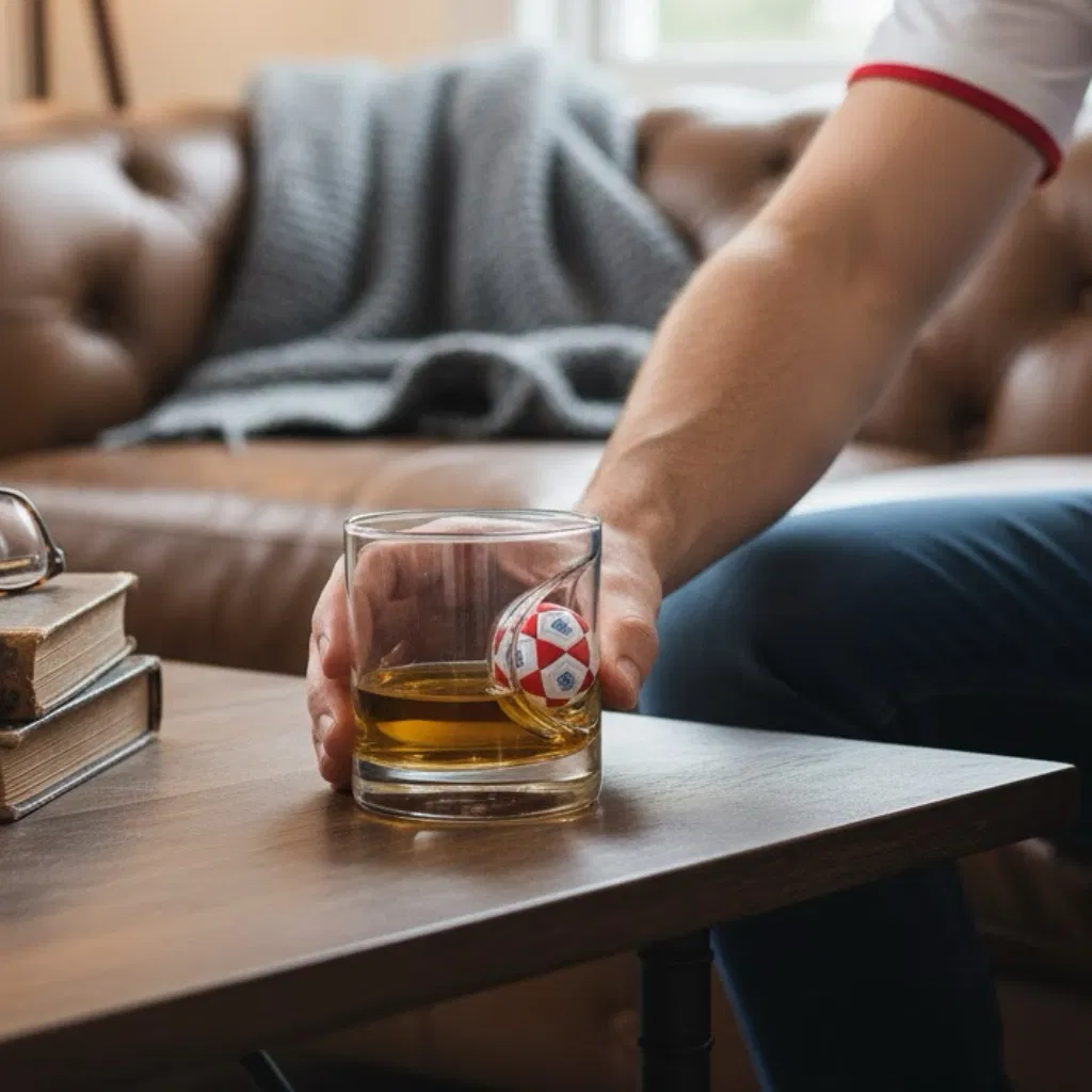 Personalised England Football Whisky Glass - main product image