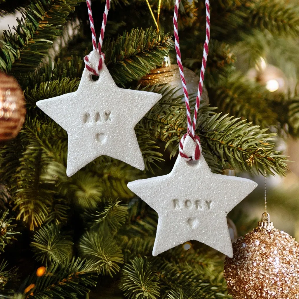 Personalised Star Christmas Decoration - main product image