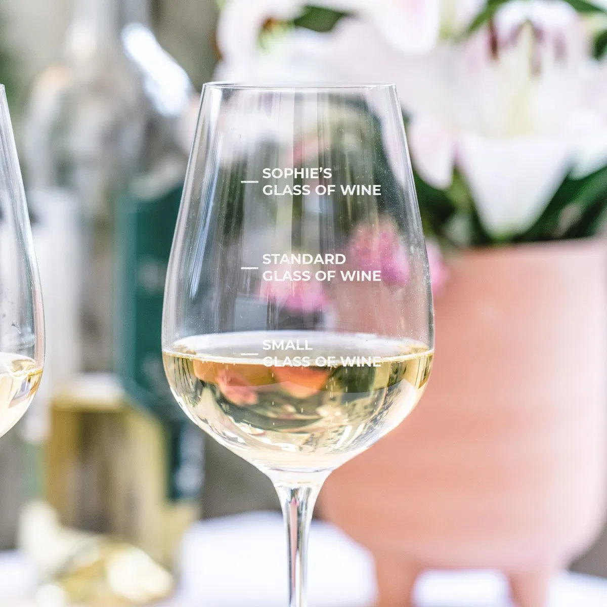 Personalised Wine Measure Glass - main product image