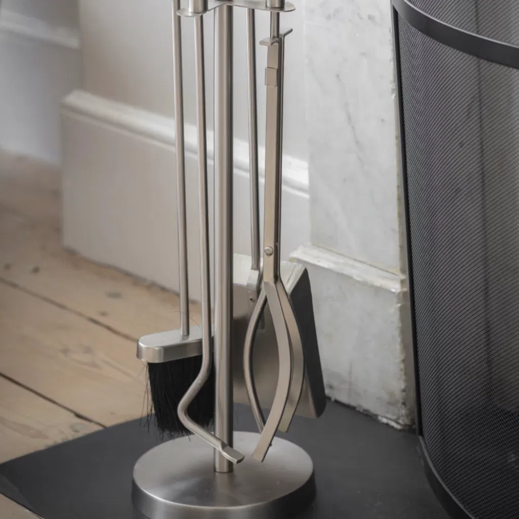 Silver Fireside Tool Set - main product image