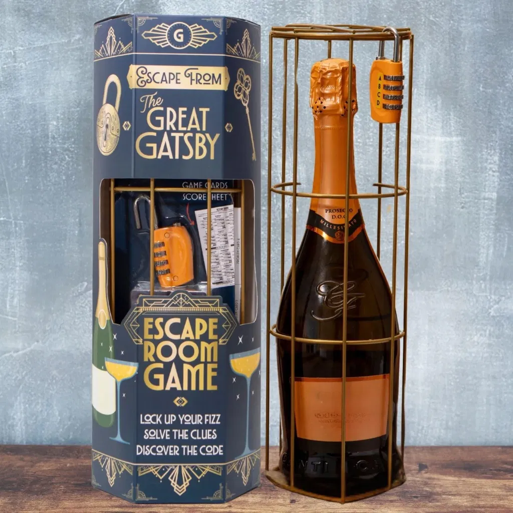 The Great Gatsby Champagne Escape Room Game - main product image