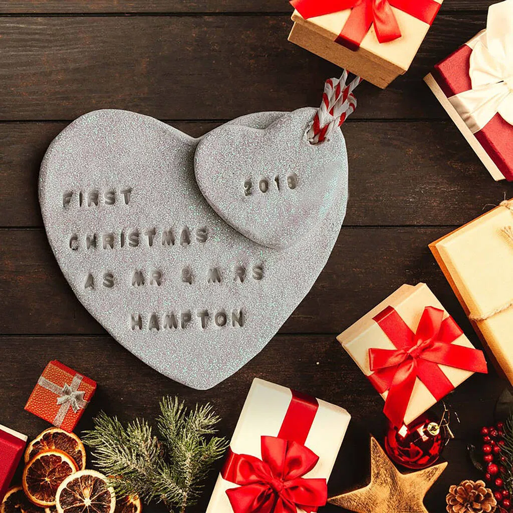 First Christmas As Mr And Mrs Christmas Decoration - main product image