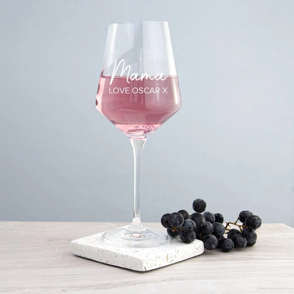 Mum's Personalised Wine Glass - main product image