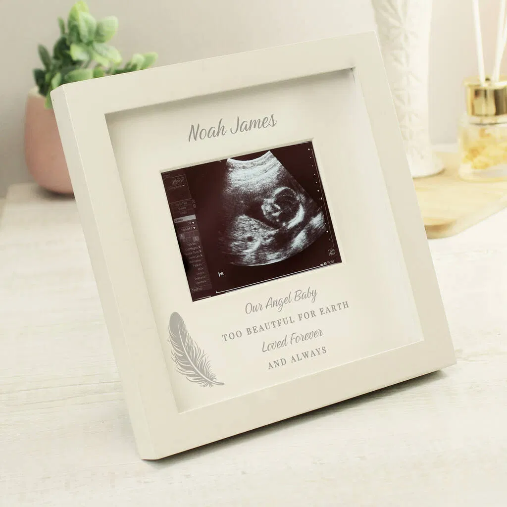 Personalised Memorial Baby Scan Photo Frame - Main Image