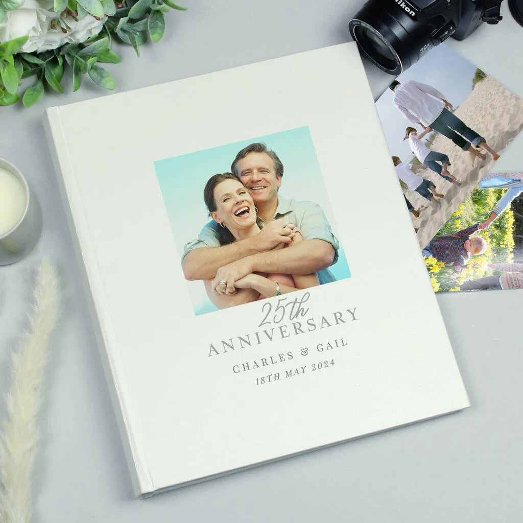 Personalised 25th Anniversary Photo Album - main product image