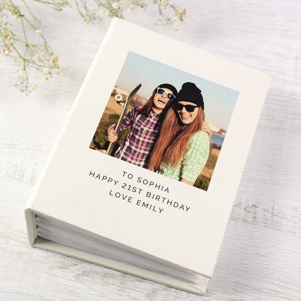 Personalised Birthday Photo Album With Sleeves - main product image