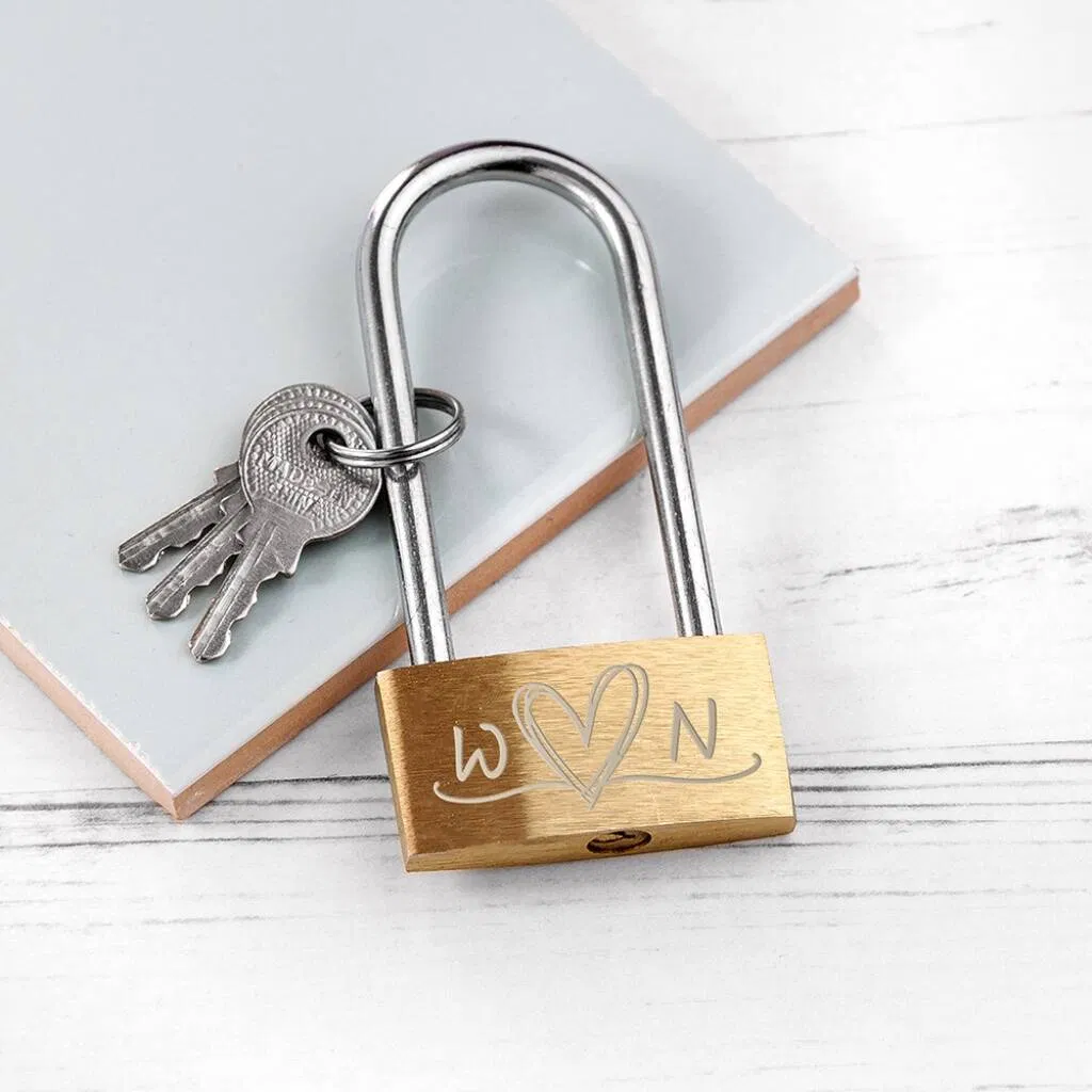 Personalised Couples' Padlock - main product image