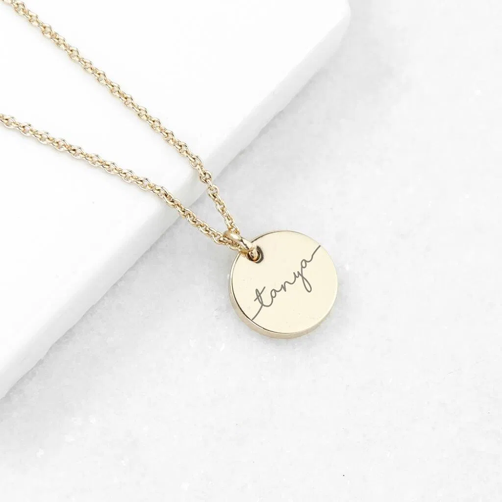 Personalised Disc Necklace - main product image