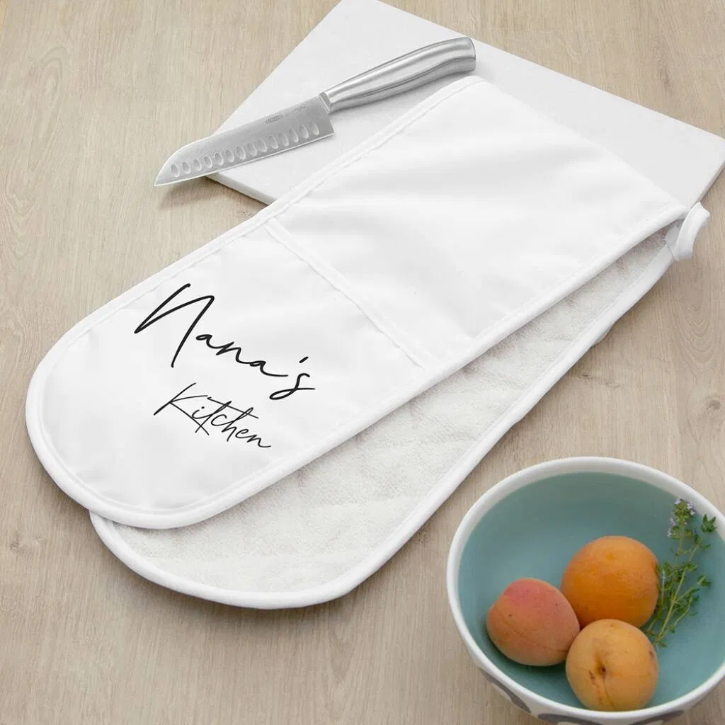 Personalised Double Oven Glove - main product image