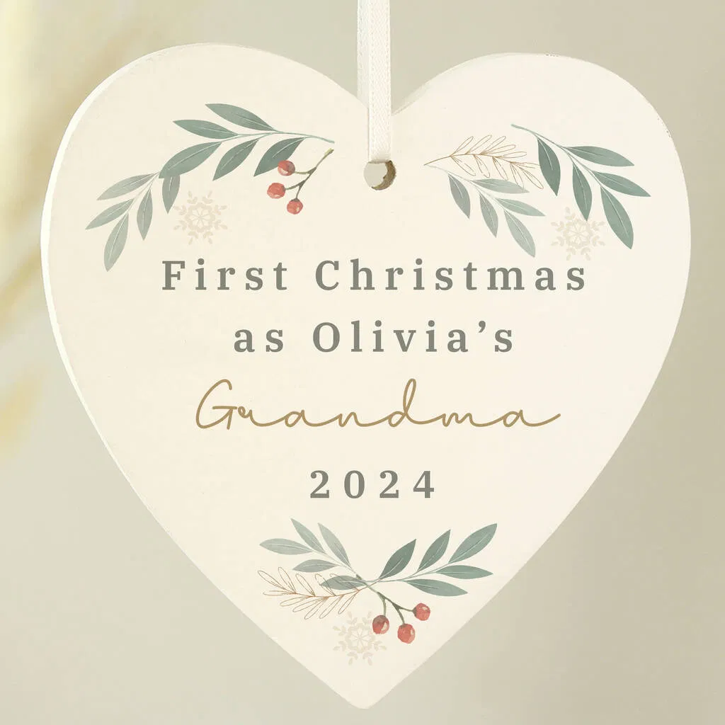 Personalised 'First Christmas As' Family Decoration - main product image