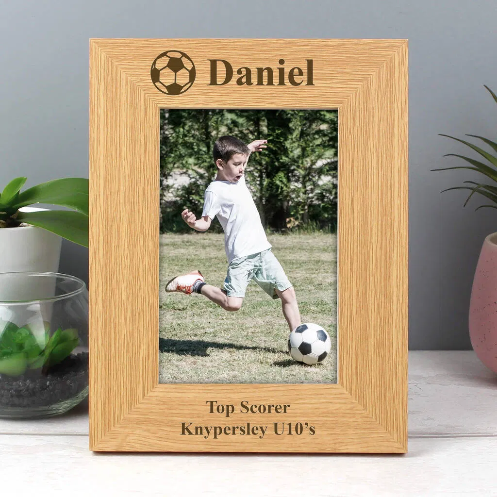 Personalised Football Photo Frame - main product image