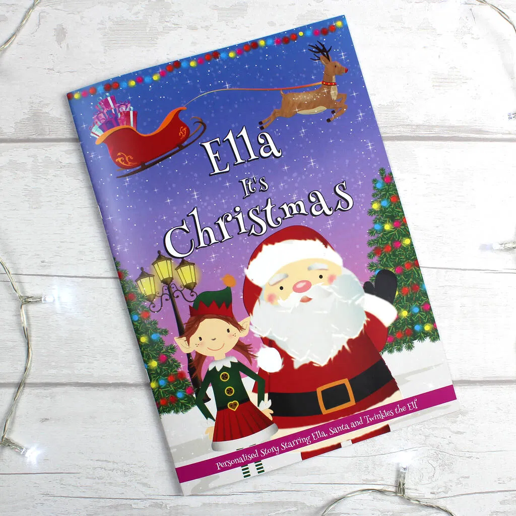 Personalised Girls 'It's Christmas' Story Book - main product image