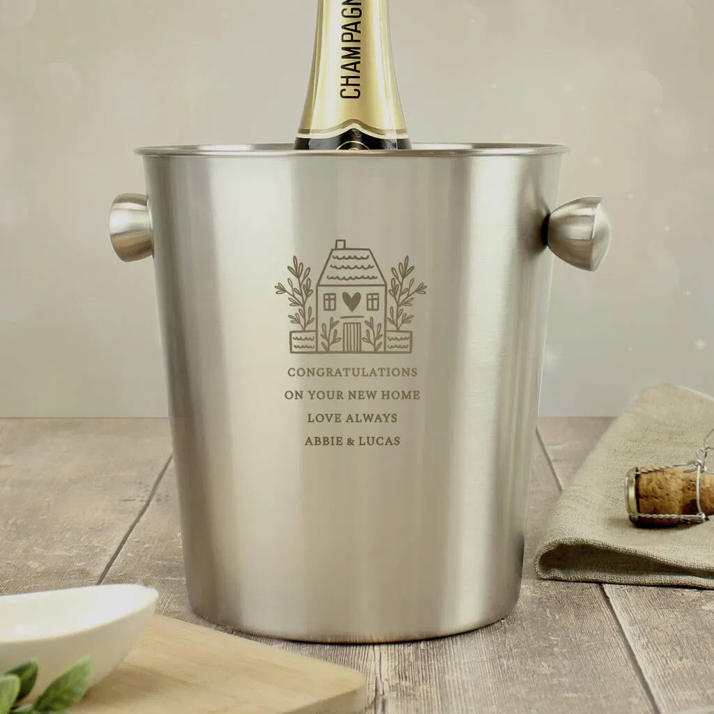 Personalised House Ice Bucket - main product image