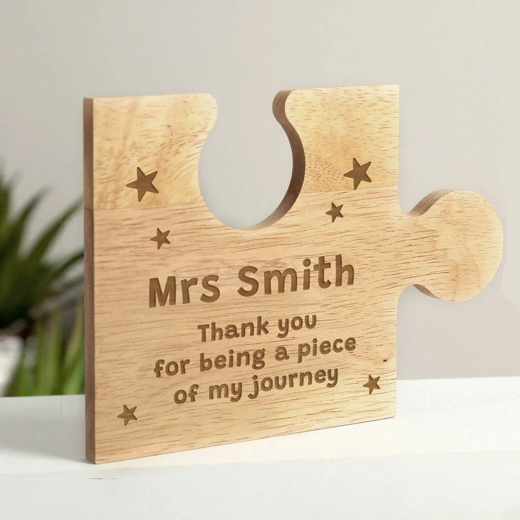 Personalised Jigsaw Piece - main product image