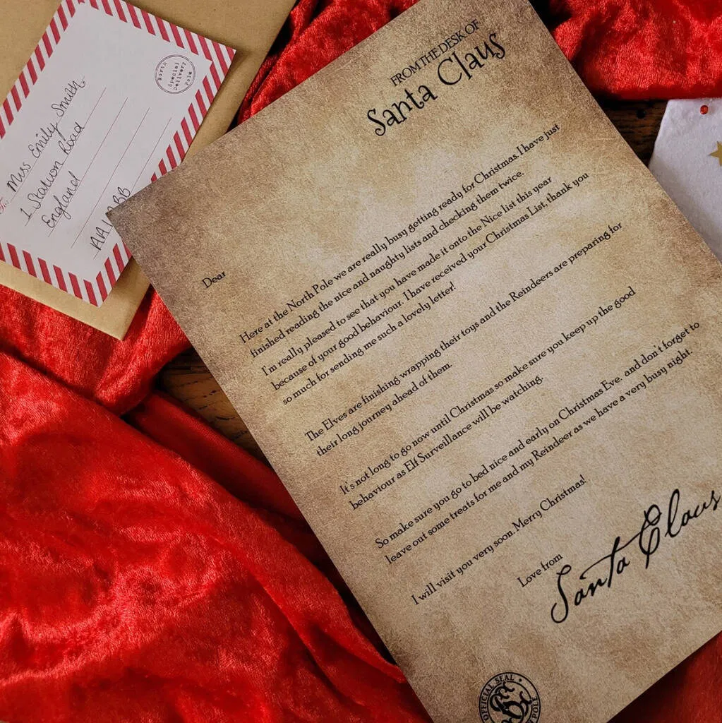 Personalised Letter From Santa - main product image