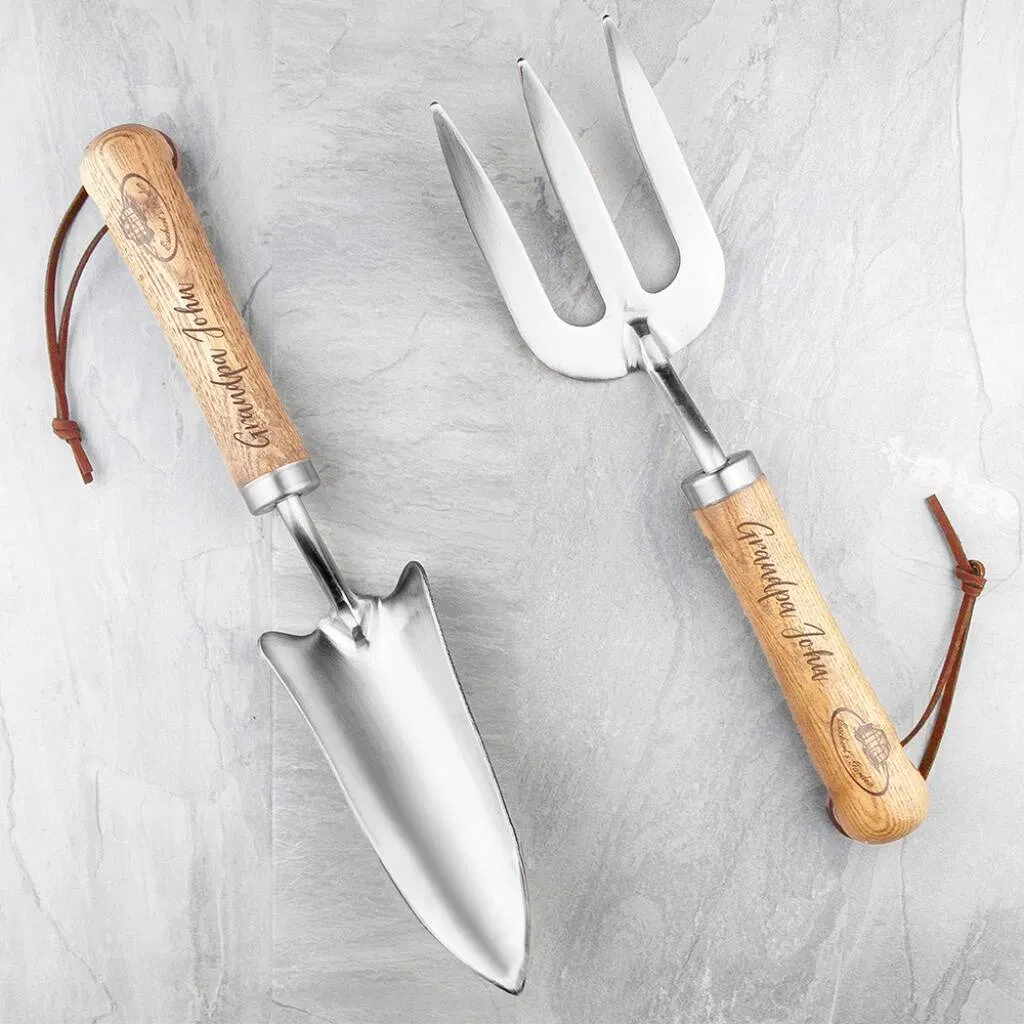 Personalised Luxury Trowel And Fork Set - main product image