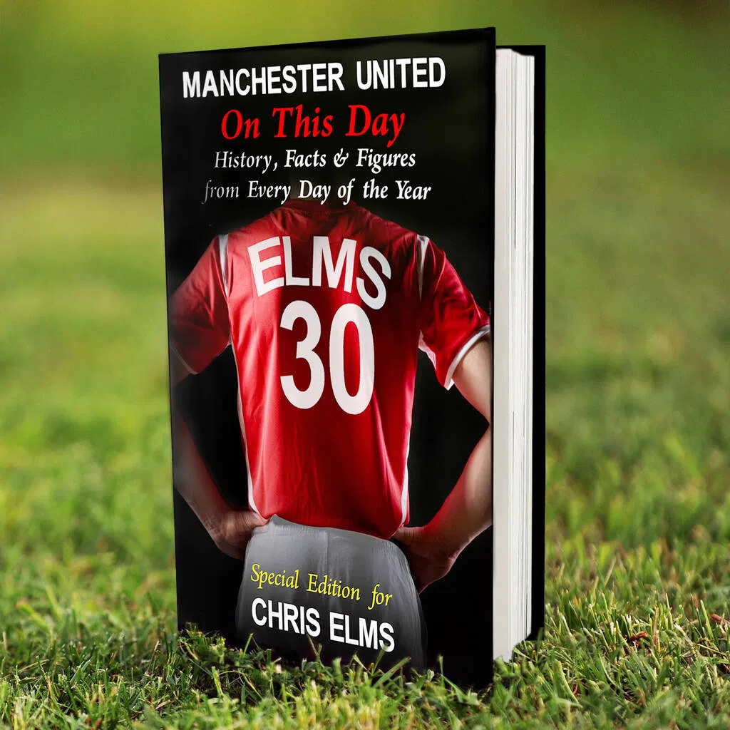 Personalised Manchester United 'On This Day' Book - main product image