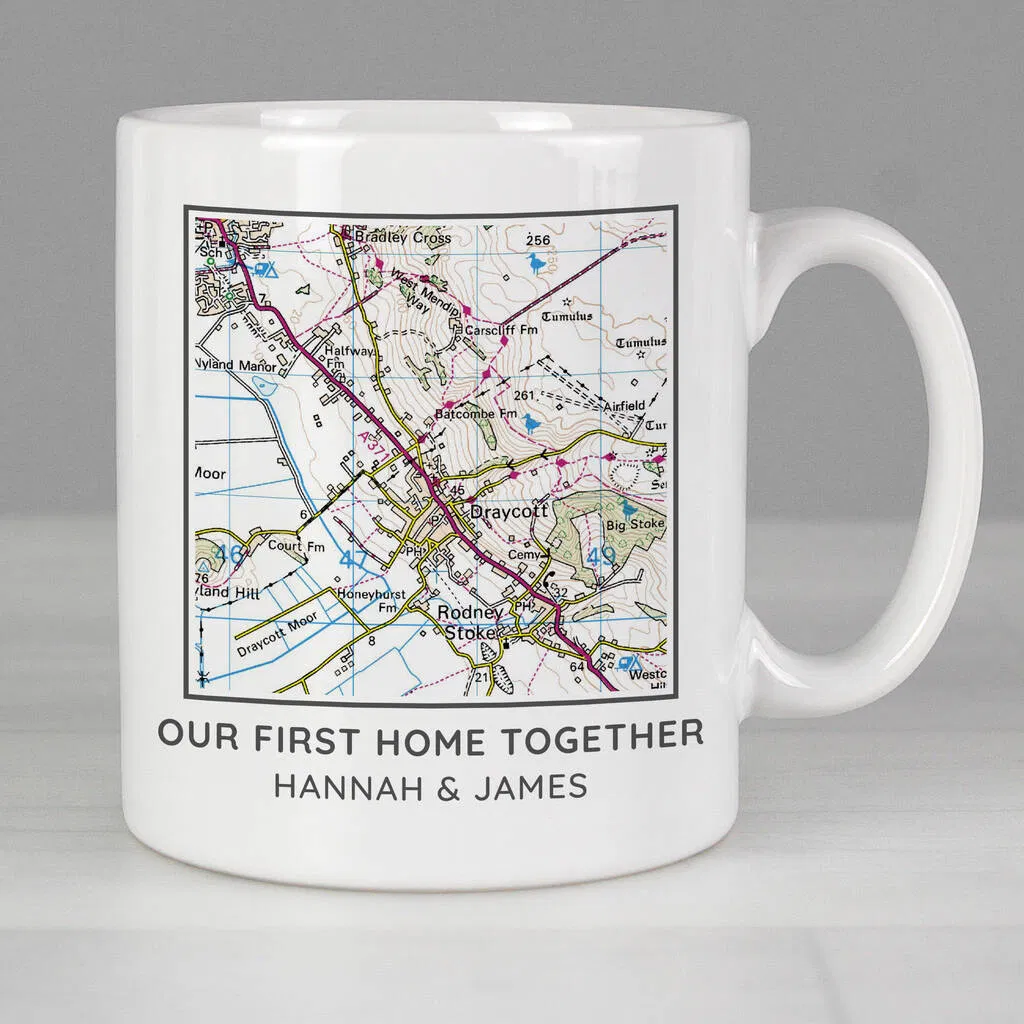 Personalised Map Mug - main product image