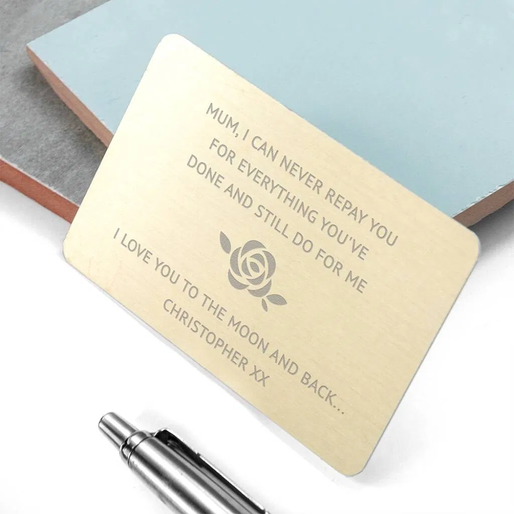 Personalised Mother's Wallet Keepsake - main product image