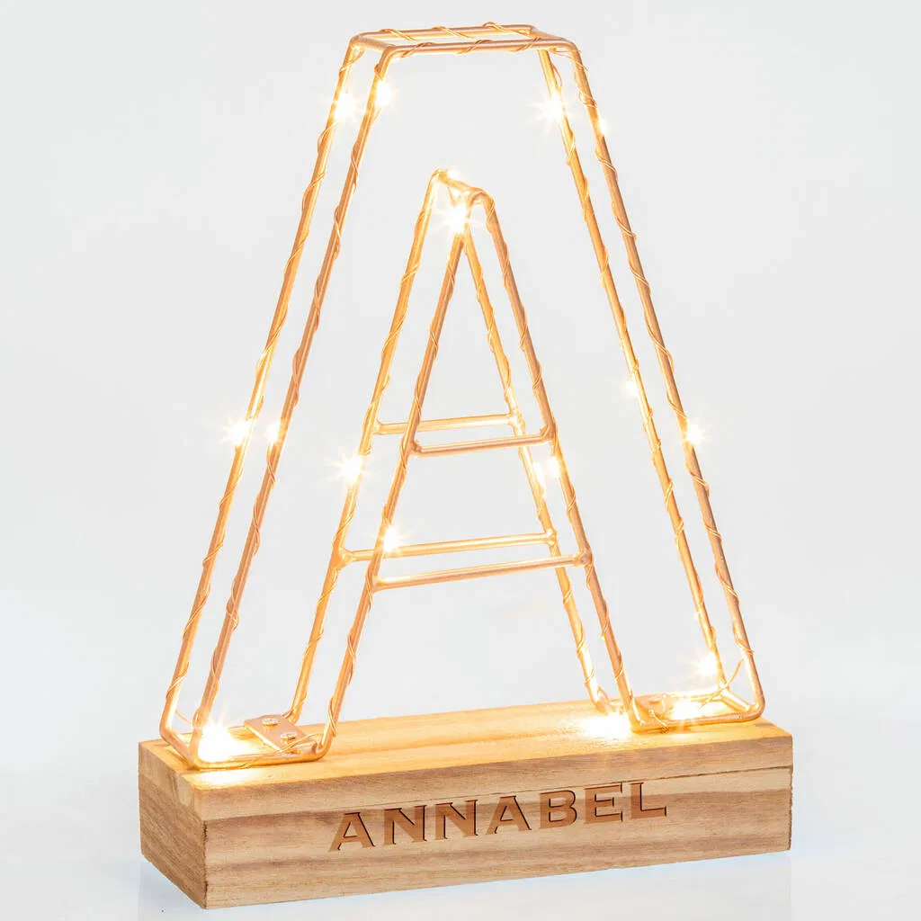 Personalised Name Letter Light - main product image