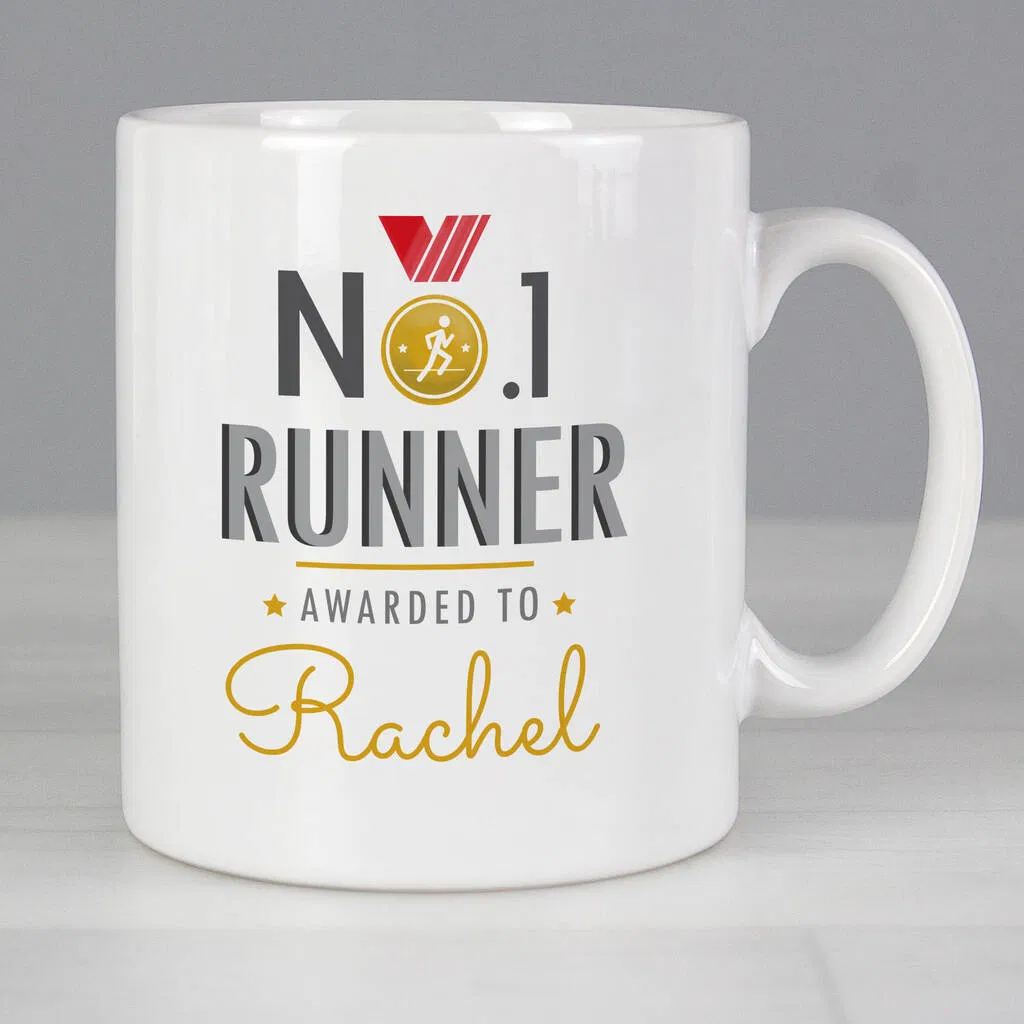 Personalised No.1 Runner Mug - main product image