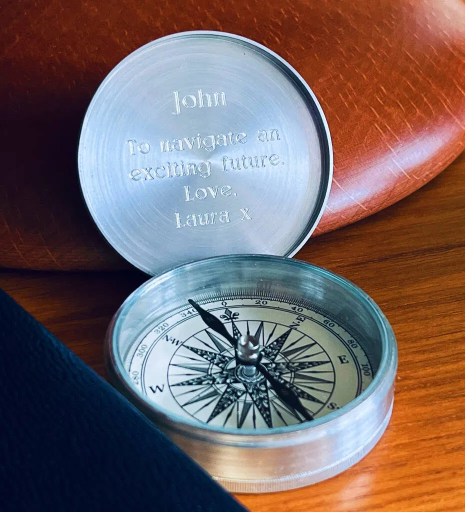 Personalised Pocket Compass - main product image