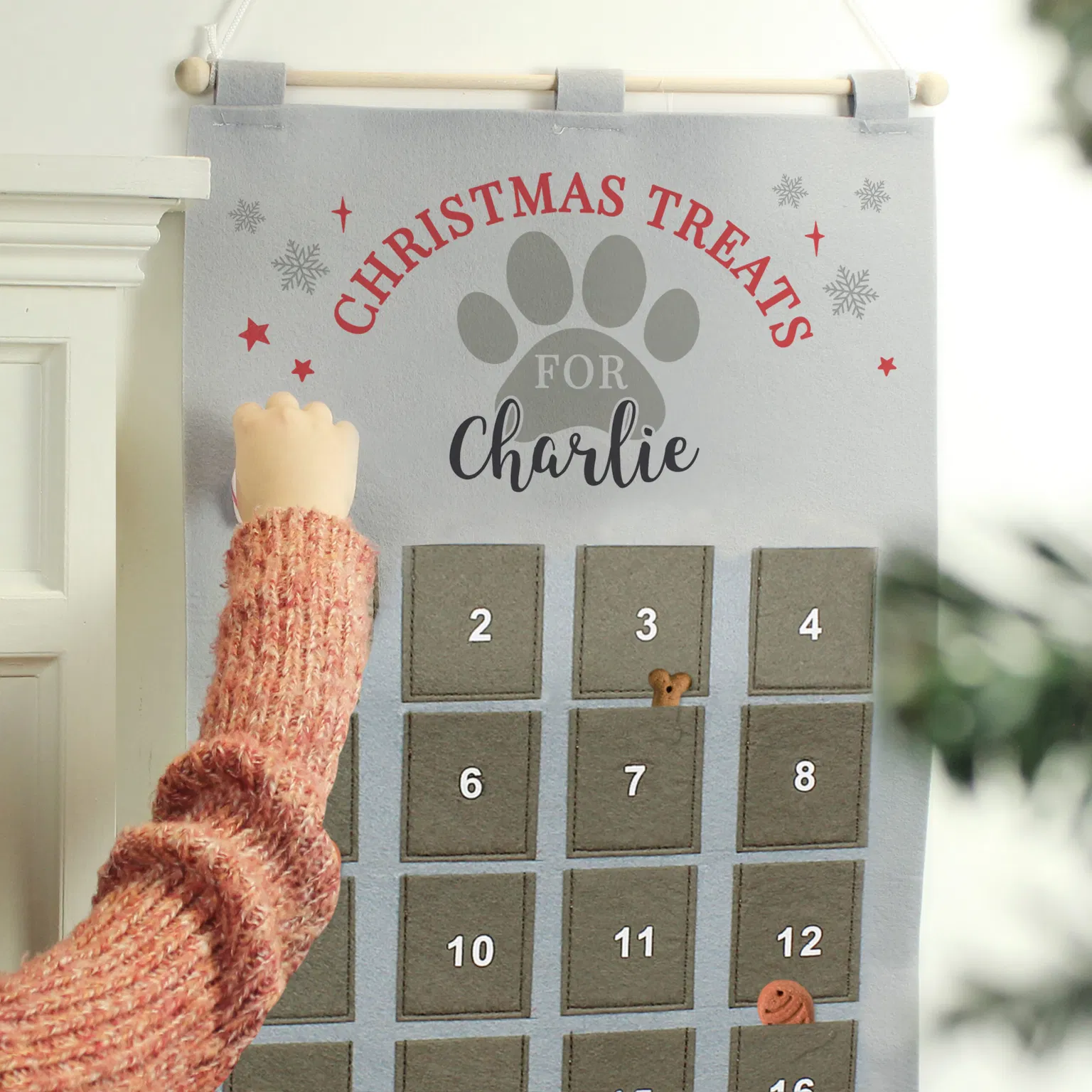 Personalised Polar Bear Advent Calendar - main product image