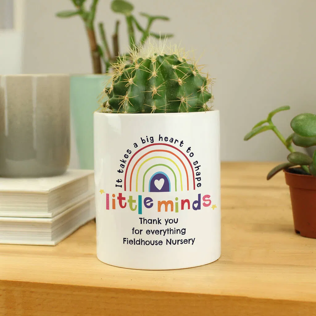 Personalised 'Shape Little Minds' Ceramic Storage Pot - main product image