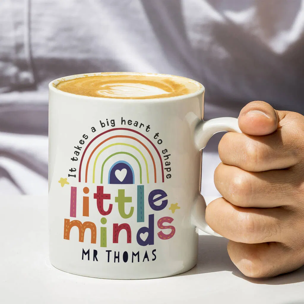 Personalised 'Shape Little Minds' Mug - main product image