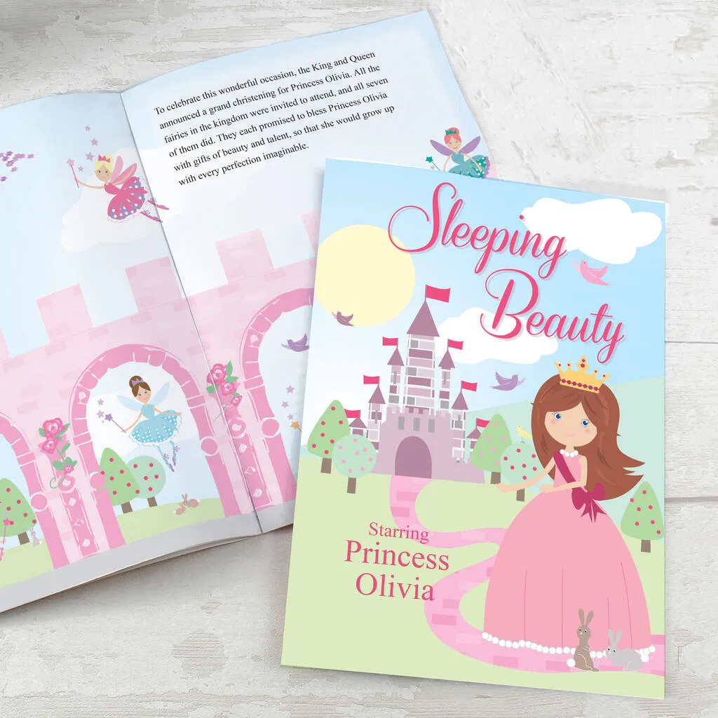 Personalised Sleeping Beauty Story Book - main product image