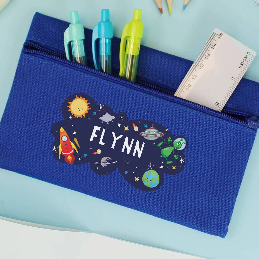 Personalised Space Pencil Case - main product image