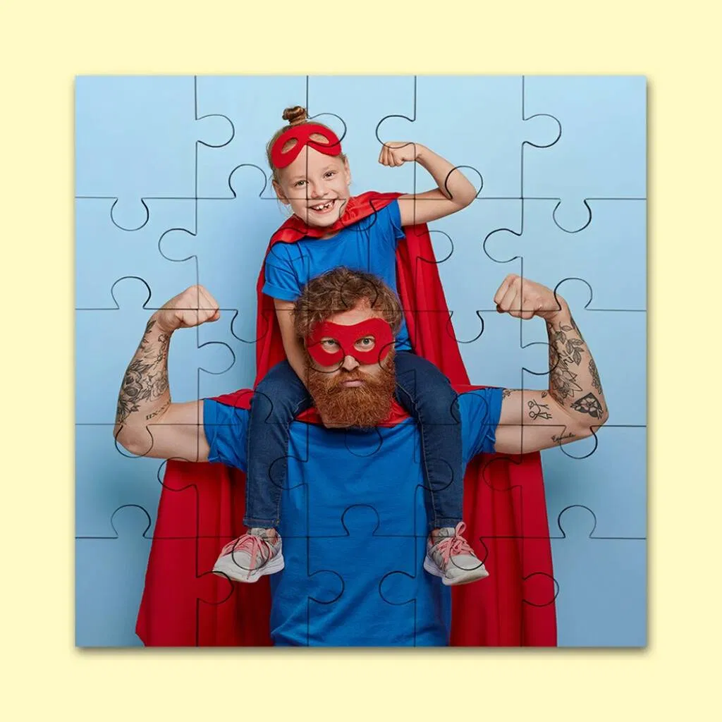 Personalised Square Photo Jigsaw Puzzle - main product image