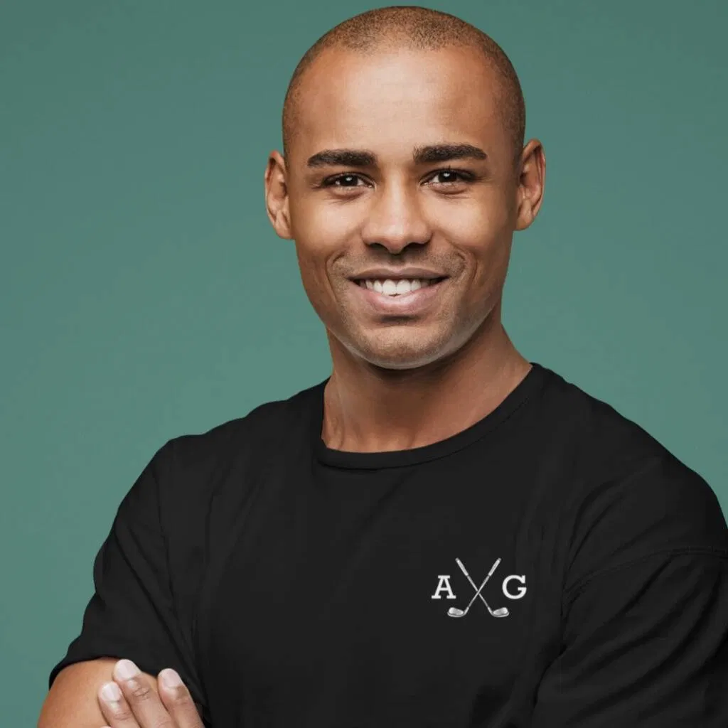 Personalised Unisex Golf T-Shirt - main product image