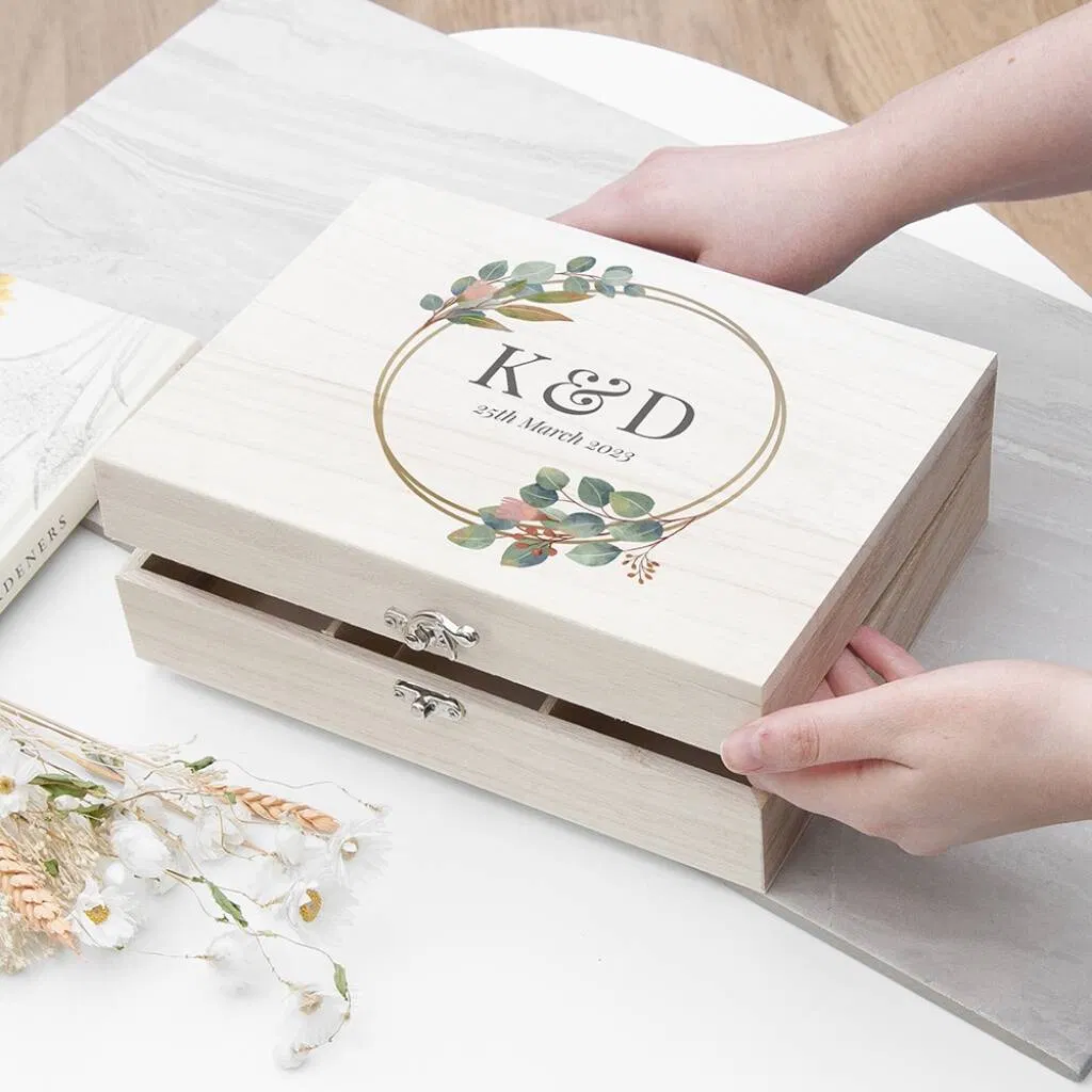 Personalised Wedding Date Memory Box - main product image
