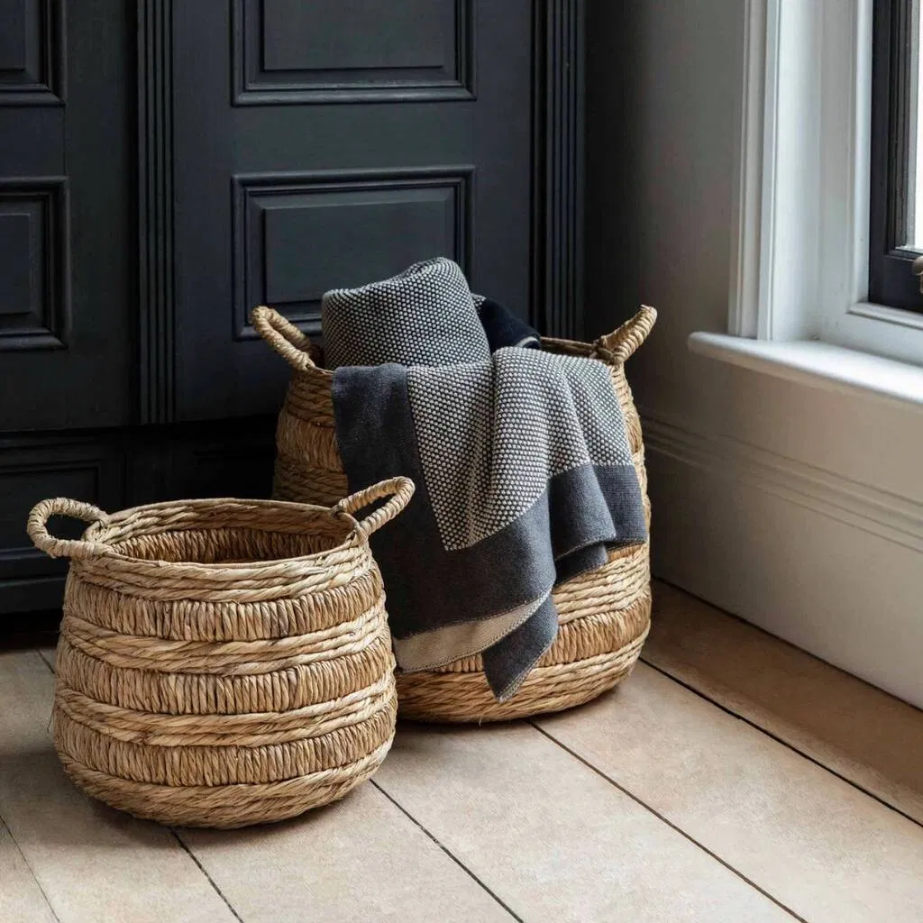 Set Of Two Woven Baskets - main product image