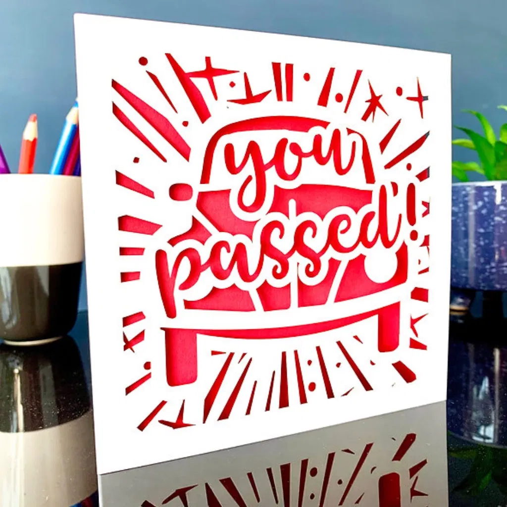 Driving Test Congratulations Card - main product image