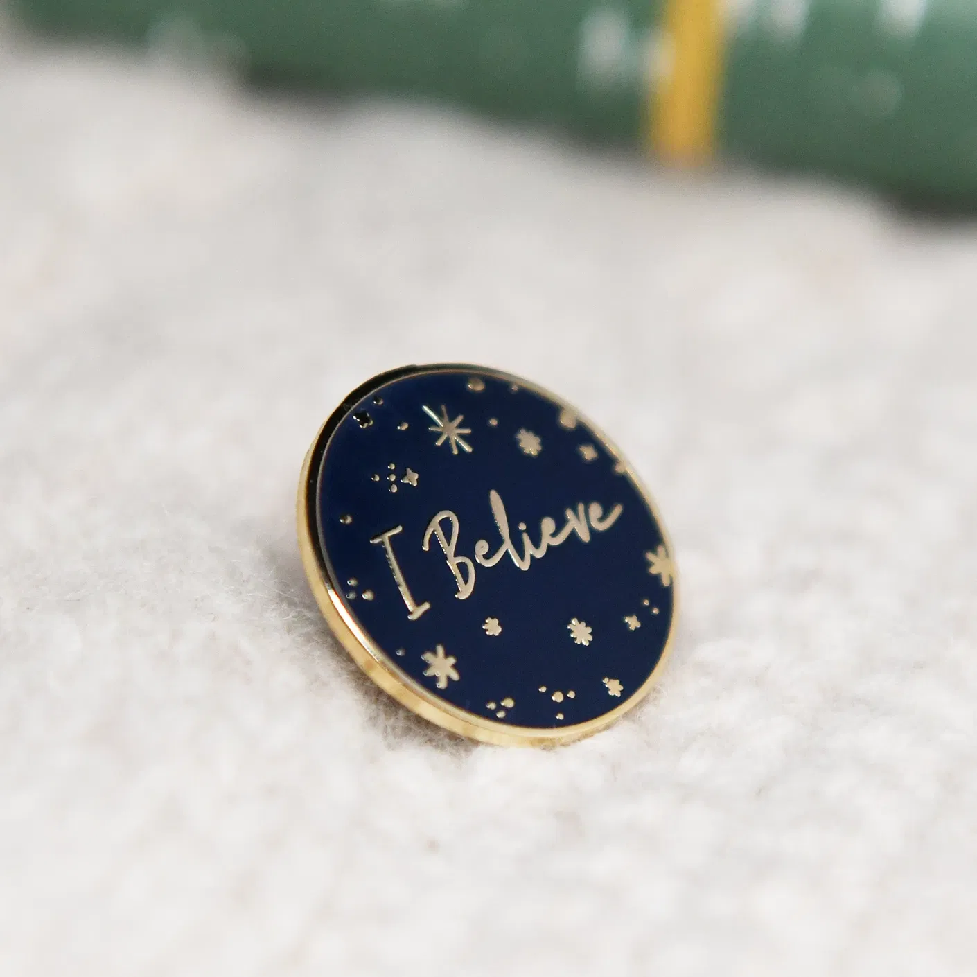 I Believe Enamel Pin Badge - main product image