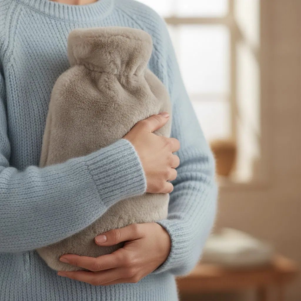 Luxury Sheepskin Hot Water Bottle - main product image