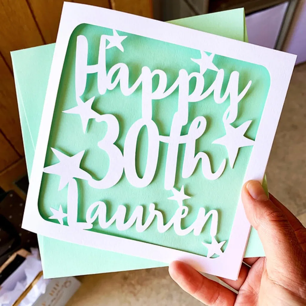 Personalised 30th Birthday Card - main product image