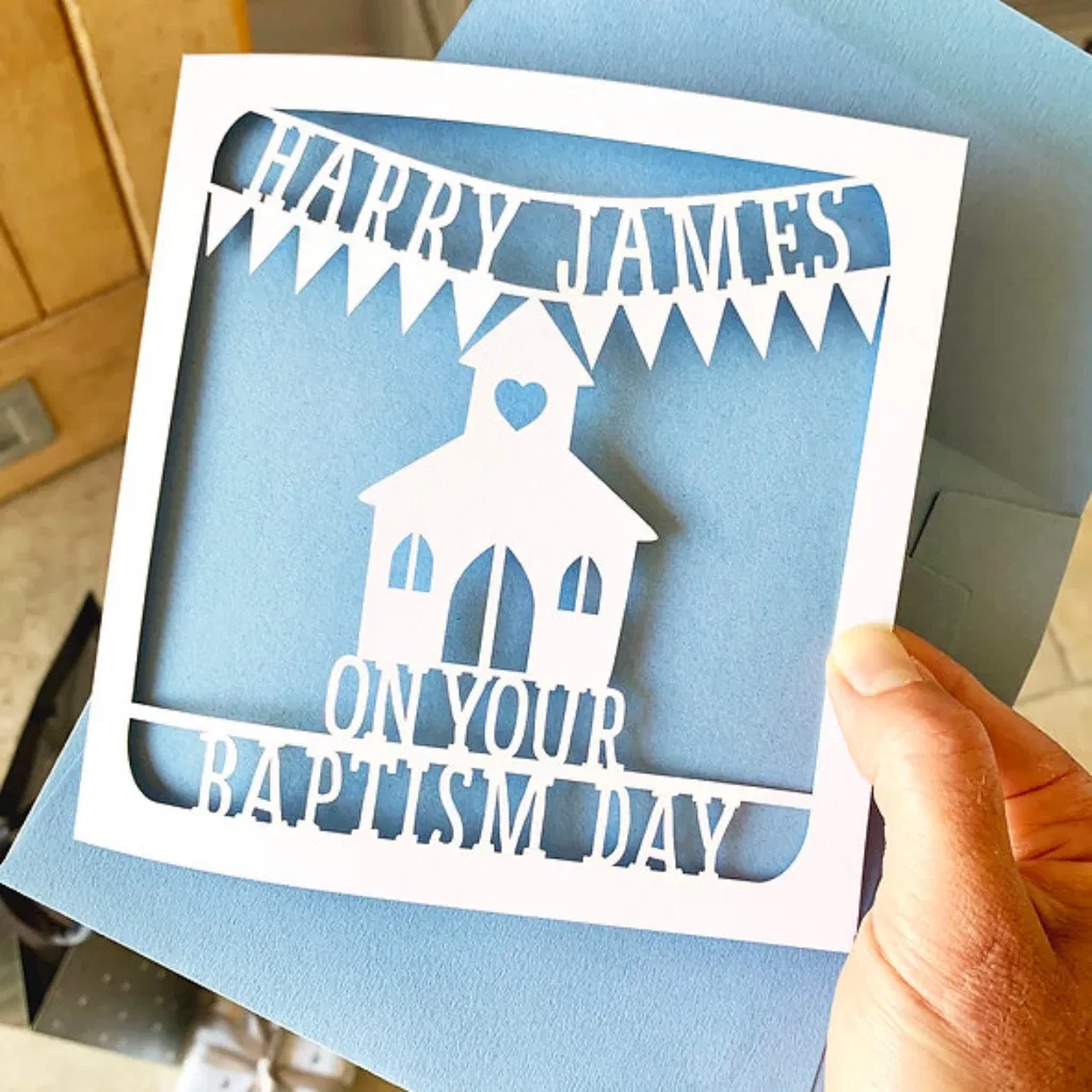 Personalised Baptism Card - main product image