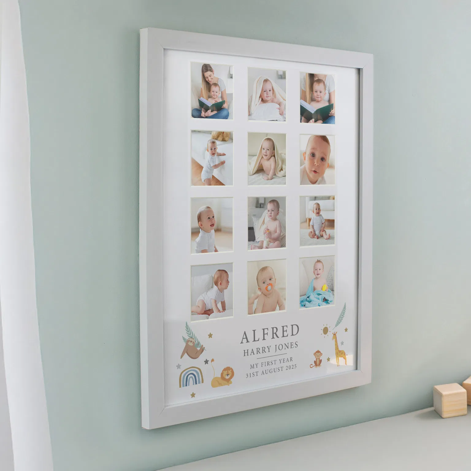 Personalised New Baby Multi Photo Frame - main product image