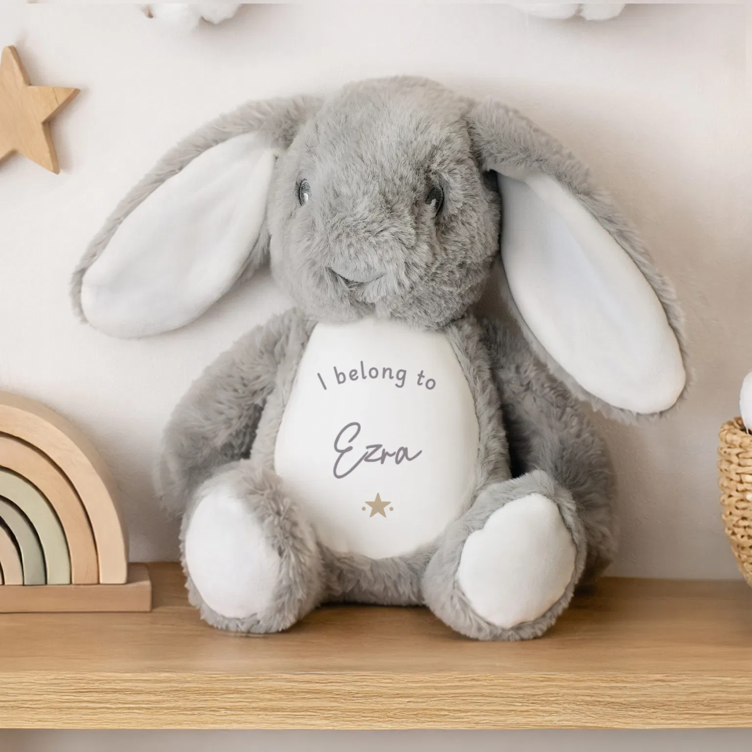 Personalised 'I Belong To' Bunny - Main Image